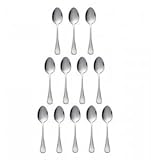  Gnali Kaffeelöffel, Edelstahl, klassisch, 12 Stück