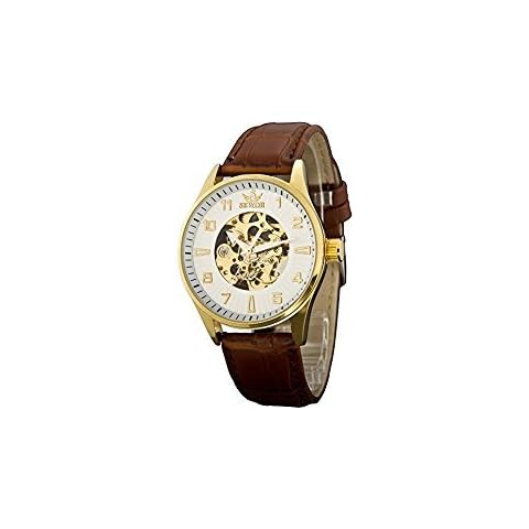 Sewor Lover's Automatic Mechanical Leather Wrist Watch for Women C1110 Cover