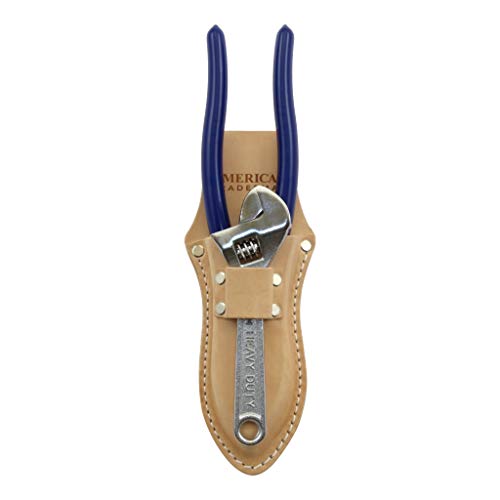 American Tradesman 625 - Linemans Large Leather Plier Holder w/Tool Loop