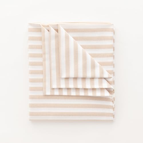 Nappe imperméable coton contre les taches de table beige