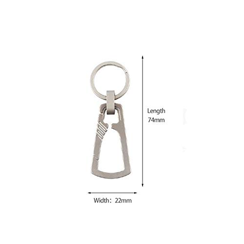 Preisvergleich Produktbild HZOLJVN Legierung Schlüsselanhänger Männer Leichter Schlüsselbund Hängende Schnalle Schlüsselringe Outdoor Werkzeug Schlüsselring Schlüsselring A002