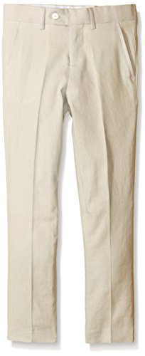 Isaac Mizrahi Boys' Solid Linen Pants