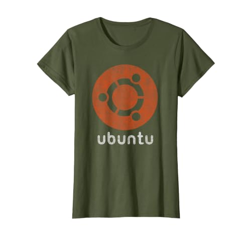 Ubuntu Linux for Coders - Robust Package Management System T-Shirt, Women, Olive Green, 3X-Large