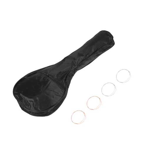 VICASKY Handheld Mandolin Carrying Bag Waterproof Oxford Cloth 1 Set of Strings Simple Design Easy to Carry