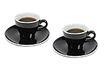 Material: Die Espresso-Tassen bestehen aus weißem & dickwandigem Porzellan, damit der vorgewärmte Espresso in der Tasse schön heiß bleibt