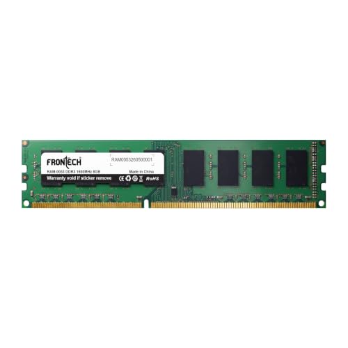Image of Frontech 8GB DDR3 1600MHz Desktop RAM, High-Speed PC Memory Module, 1.5V Long-DIMM for Everyday Performance, Gaming, Office, and Content Creation, 3-Year Warranty (RAM-0053)