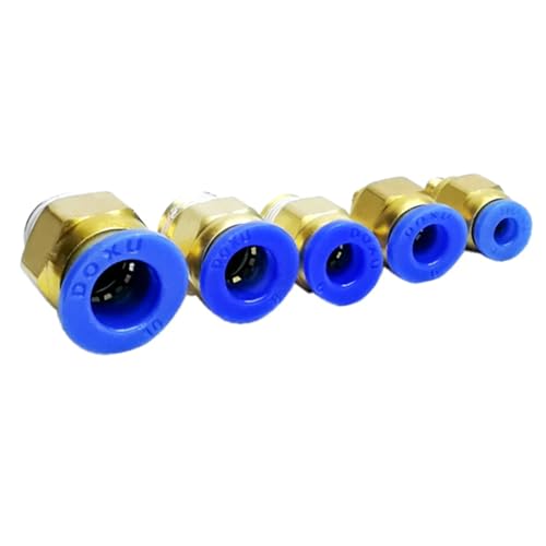 Connecteurs pneumatiques droits PC4-01 mâles BSPT 1/8 pour tube 4mm