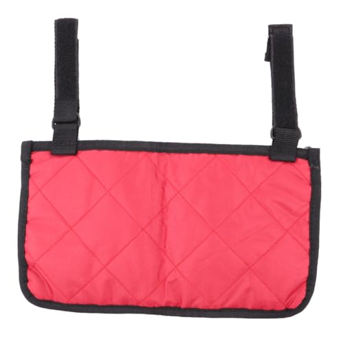 DECHOUS 車椅子用サイド収納バッグ 多機能ポーチ 耐久性素材 便利な多ポケット設計 ローラー 対応 取り付け簡単 日常収納オーガナイザー