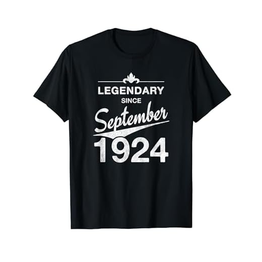 100 cumpleaños Nacido en Septiembre de 1924 Vintage 100 años Camiseta