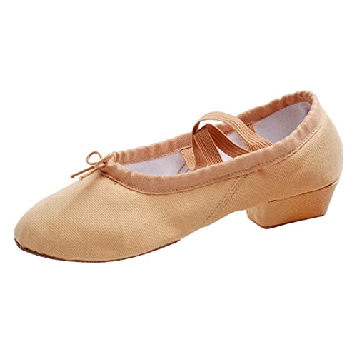 UnoSheng Chanclas casuales para mujer, zapatos de entrenamiento suaves, zapatos de ballet, sandalias de baile, zapatos casuales para hombre, anchos, a, 40 EU