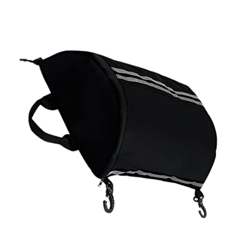 Hagar Decktaschen | Paddleboard-Decktasche - Paddleboard Zubehör Deck Bag, Paddle Board Deck Bag Supplies, Dry Bag für SUPs und Kajaks mit drehbaren Karabinerhaken, Schwarz Cover
