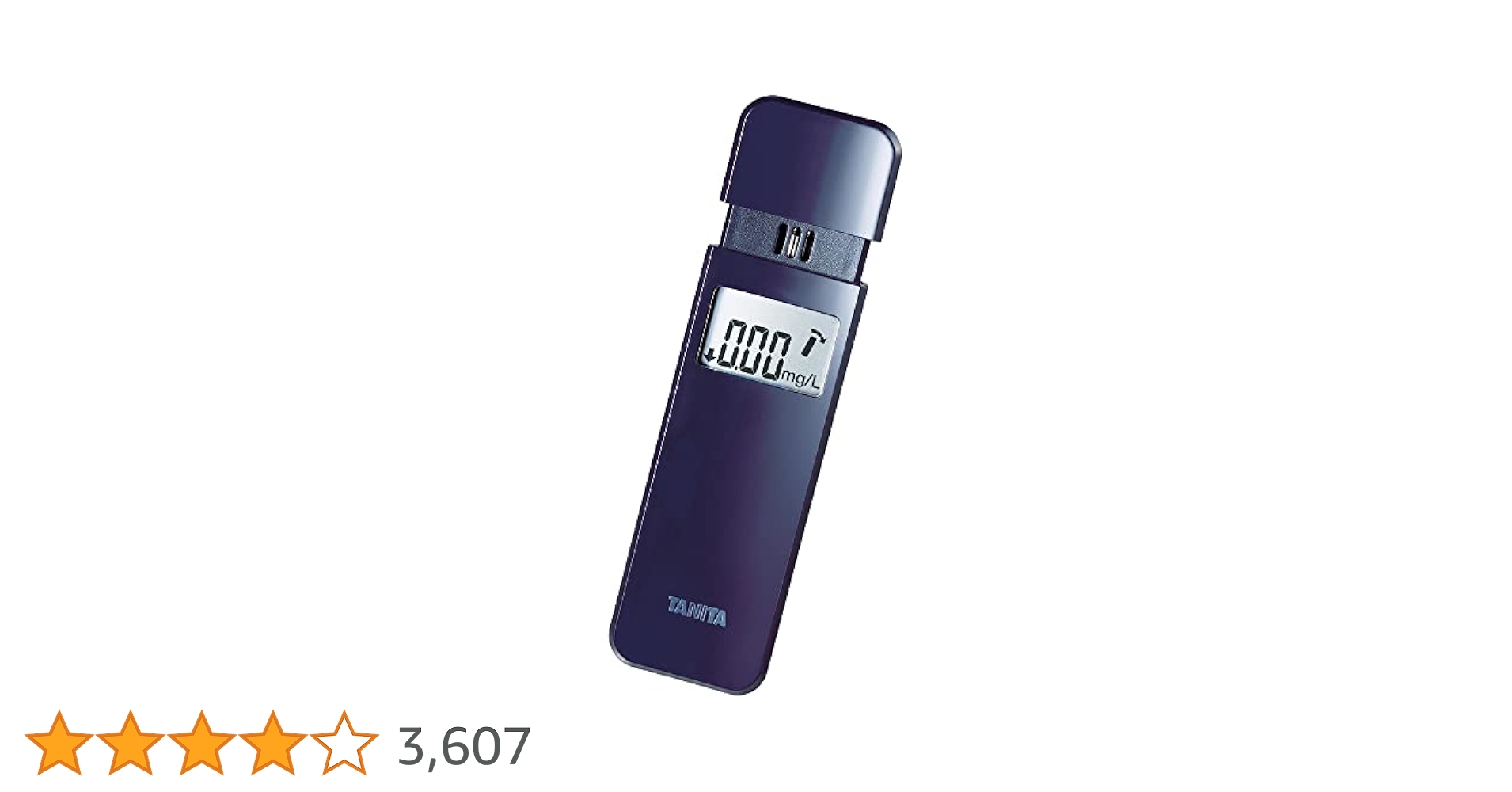 Amazon | タニタ アルコールチェッカー ネイビー EA-100 NV
