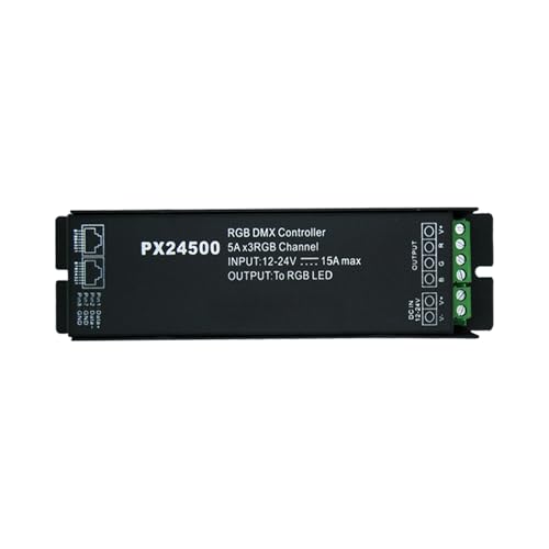 Décodeur PX24500 pilote LED à tension constante RJ45 pour contrôle d'éclairage