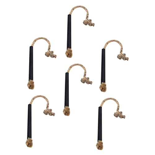 NAMOARLY 6-Pack Wick Ropes for Outdoor Camping BBQ Emergency Fire Lighter Lightweight and Easy to Carry