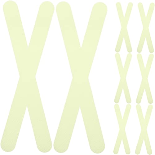Holibanna 24Piezas Pegatinas Antideslizantes Luminosas Para Escaleras y Ducha Seguro Para Adultos Para Prevención De Caídas