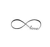 Love Infinity Symbol Wall Decal Home Background Decor Wall Art Sticker
