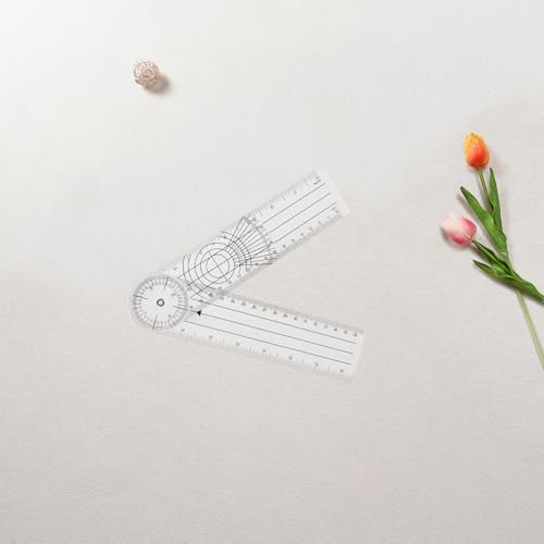 Goniómetro Plegable de Plástico 8 Pulgadas 4 Piezas miniatura 5
