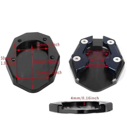 Support base béquille Yamaha MT125 stationnement stable pour roadster - 3