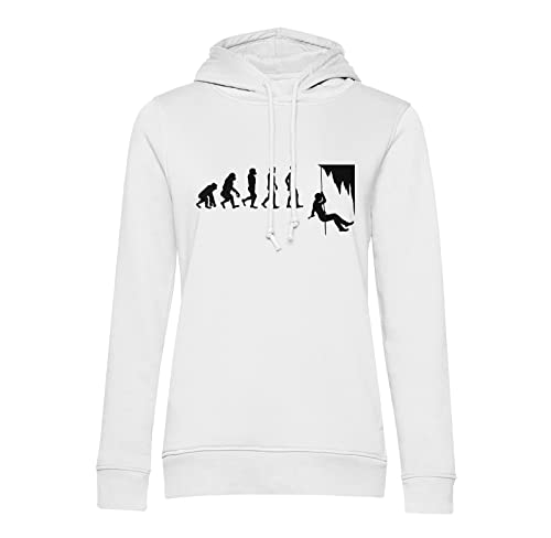 Sweat à capuche spéléologie Evolution avec motif imprimé de sport de grotte pour athlète