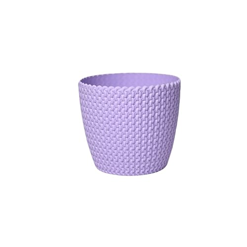 Image of Gamla for Home Decoration Capri Round Plastic Pots for Lawn | Terrace and Home Garden | Planters Flower Pot for Outdoor and Indoor Garden | Pots for Garden Plants | Set of 5