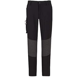 Ropa De Trabajo Monza Profesional MONZA OBREROL Pantalón De Trabajo Largo de Trekking Multibolsillos de Hombre Profesional/Reponedor. Color Negro Talla L. Ref: 4830