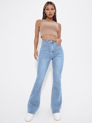 Image of Aahwan Women's & Girls' Solid Black Low Waist Ripped Distressed Mom Fit Stretch Denim Jeans(KV-255)