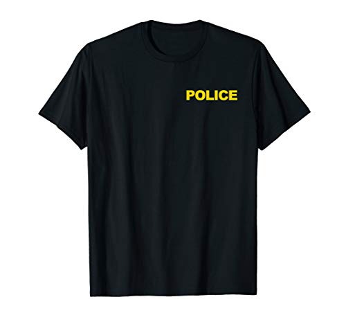 Police Shirt Front & Back Print Police Law Enforcement