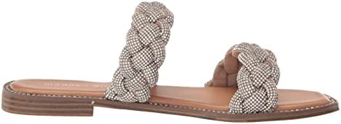 Madden Girl Women's Park Flat Sandal, Silver Multi, 8 | Image 5