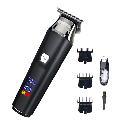 Kit de couteaux de cheveux et rasoir de précision rechargeable sans fil étanche homme