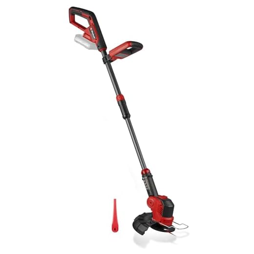 Einhell Akku-Rasentrimmer GE-CT 18/25 Li-Solo Power X-Change (18 V, 25 cm Schnittbreite, dreh- und neigbarer Motorkopf, inkl. 40x Kunststoffmesser, ohne Akku)