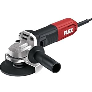 Flex Winkelschleifer, 125 mm L 1100 125 (1100 Watt, ergonomische Bauform, mit Sanftanlauf) 532609