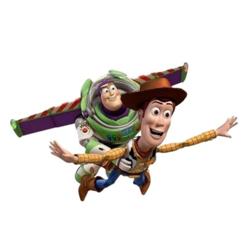 Image of Toy Story Theme Cutouts - 6-inch, 250 GSM Cardstock, Multicolor - Set of 12 Pieces for Parties, Decorations, Crafting, DIY Projects, and Kids' Events - Fun and Vibrant Party Supplies