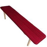 uyeoco Cojin para Banco Exterior/Interior 180/150/120x40/30cm Cojin para Banco Zapatero Cojin Jardin Cojin de Banco, Cojines para Bancos para Terraza Balcón Palet Comedor Columpios(L10,30x120cm)