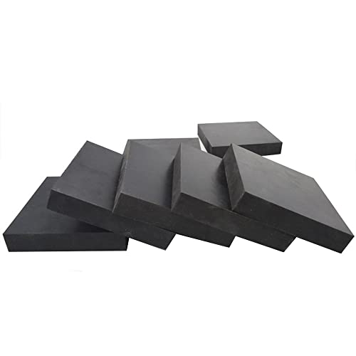 TEN-HIGH 2 Stücke Stoßdämpfende Unterlegscheiben Pads Gummi,70 * 70 * 30 mm Antirutschmatte vibrationsdämpfer runde für Maschinen, Trocknern, Kühlschränken Cover