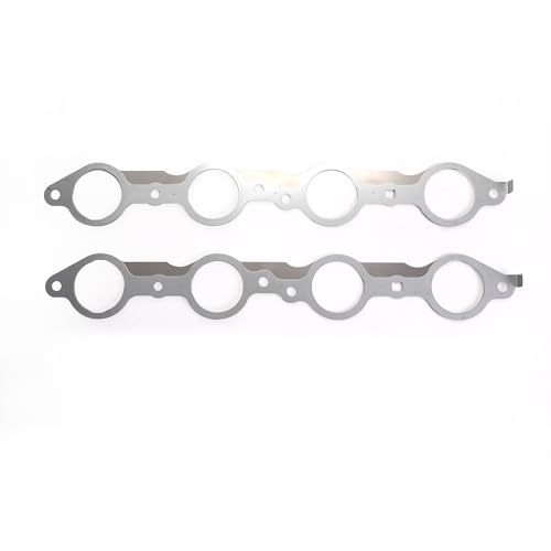 Image of KAX LS MLS Exhaust Manifold Header Gasket Pair with Bolts for Chevy Silverado 1500 2500 Suburban Tahoe Avalanche Camaro Express, GMC Sierra Yukon, LS1 LS2 LS3 LS6 LQ4 LQ9 LM7 4.8L 5.3L 5.7L 6.0L 6.2L