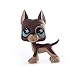 Original Little Pet Shop LPS Altes Kurzhaar Kätzchen Katze Collie Dackel Deutsche Dogge Spaniel Hund Actionfiguren Modell Puppen Spielzeug Deutsche Dogge 1