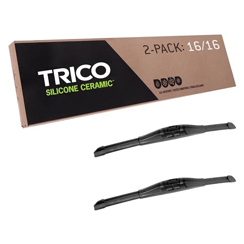 Essuie-glaces TRICO Silicone Ceramic 16" contre les traces sur pare-brise