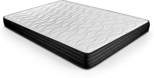 DUÉRMETE ONLINE - Colchón 105 x 200 Viscoelástico Fit con Cara Invierno/Verano, Ergonómico, Confort y Dureza Óptimos, Grosor 13cm