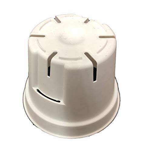 Amazon | Sポット 白 6cm スリット鉢 プラ鉢 10個セット 多肉 | 鉢