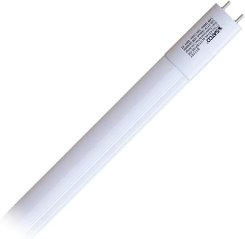 Satco 11767-17T8/LED/48-5CCT/BP/SE-DE Tubo (S11767) Bombilla de tubo recto LED T8 de 4 pies para reemplazar fluorescentes