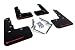 Rally Armor UR Black Mud Flap w/Red Logo for 2017-18 Honda Civic Type R