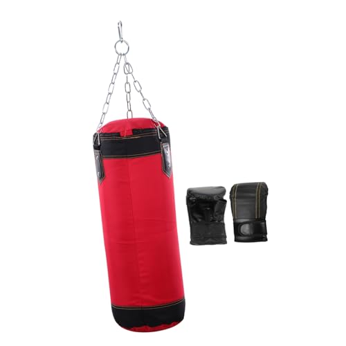 Toddmomy 1 Juego Juego De Sacos De Arena Bolsa De Fitness Colgante Bolsa De Patadas Bolsa Colgante De Fitness Bolsa De Arena De Ejercicio Bolsa De Ejercicio Bolsa De Deporte Rojo Lienzo