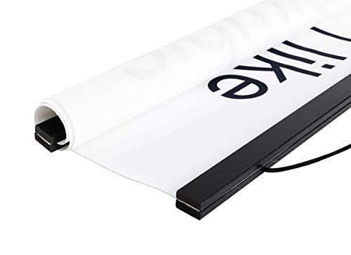 Magnetic Poster Hanger Frame, 30X40 30X20 30X24 Light Wood Wooden Magnet Canvas Artwork Print Dowel Poster Hangers Frames Hanging Kit (Black, 30") #TOP4