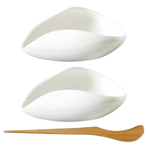Mobestech 1set Tea Scoop and Coffee Bean Spoon Nonstick Teaware Accessories for Tea Elegant Dish for Serving Leaves and Coffee Beans for Home and Gifting