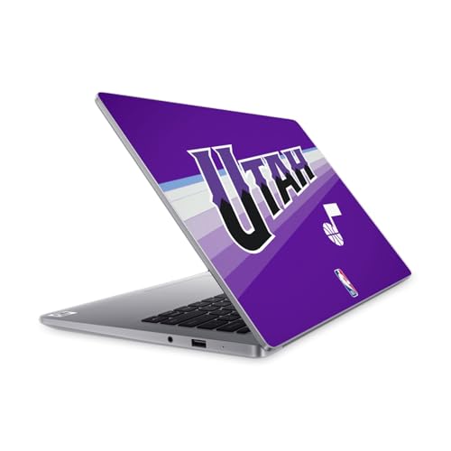 Autocollant Utah Jazz Mi Notebook 14 vinyle design violet NBA