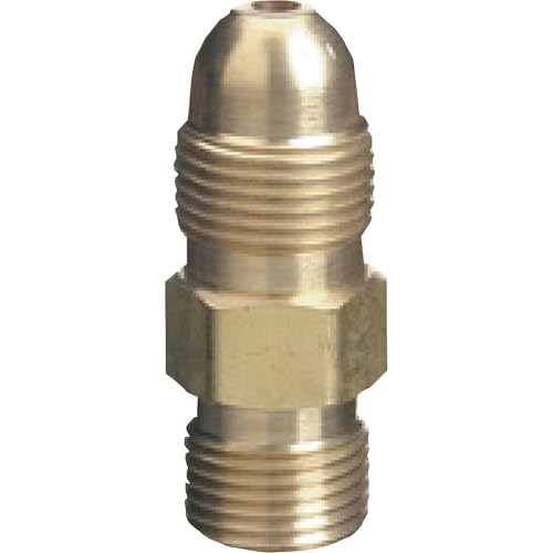 Thoroughbred Acetylene Cylinder to Regulator Adapter, Size #3 and #4, CGA-510 Valve to CGA-300 Regulator, Model# TBH 51