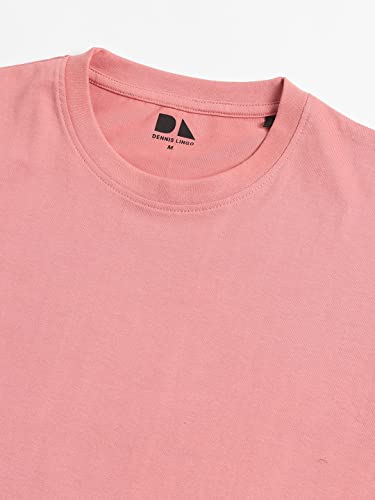 Image of Dennis Lingo Men's Cotton Slim Fit Solid Round Neck T-Shirt