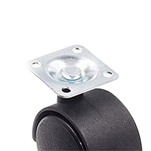 Wybfztt-188 10Pcs/Set Chair Furniture Office Universal Wheel Flat Plate Swivel Caster With Brake Alloy Plastic (Color : B, Size : 2 Inch) #TOP4