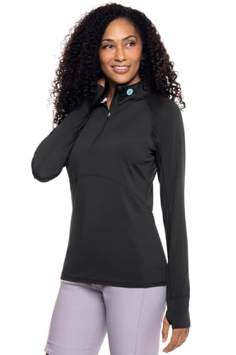 Coolibar UPF 50+ Women's Match Play Golf Pullover - Sun Protective2