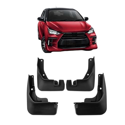 Car Mud Flaps for Toyota Wigo Agya 2023 Automotive Tire Mudg